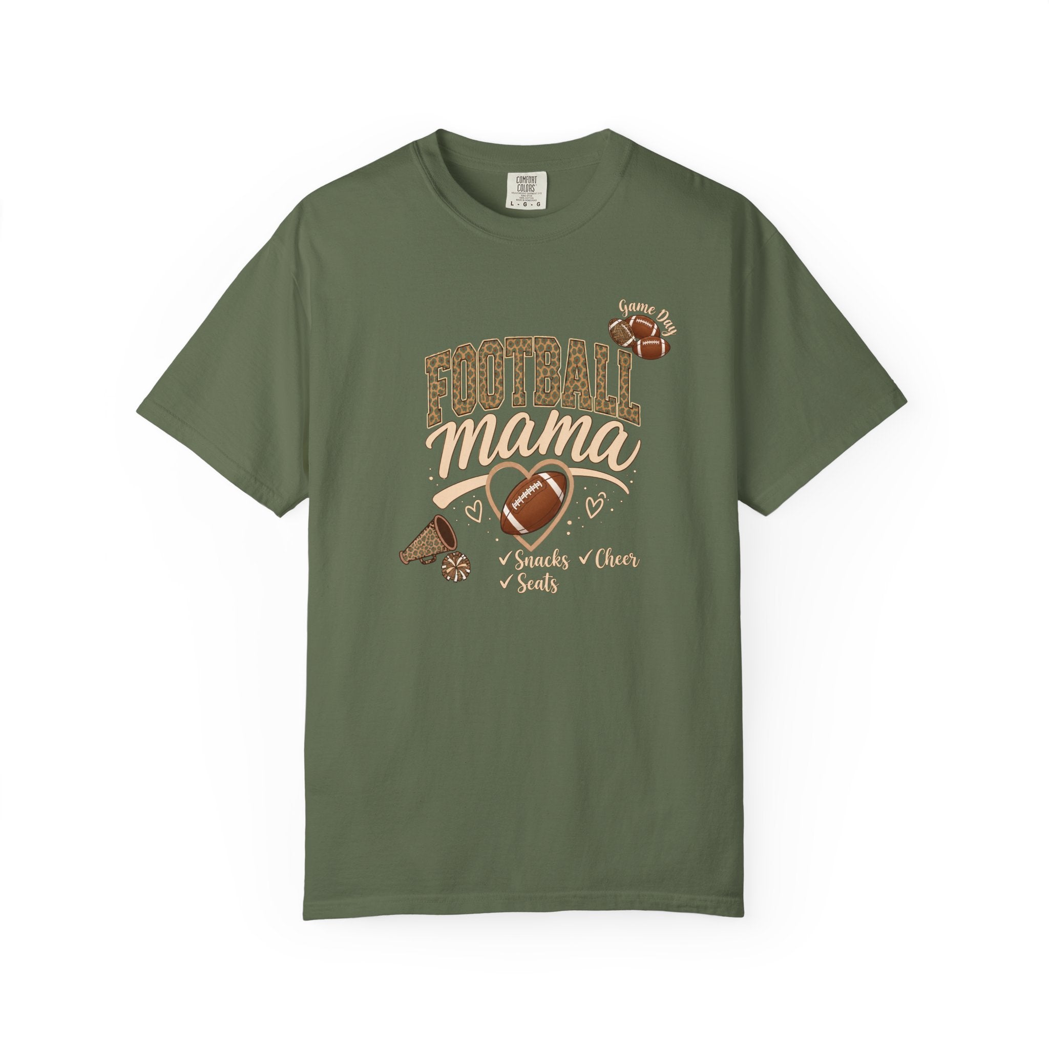 Football Mama T-Shirt — Cute Vintage Football Mom Tee