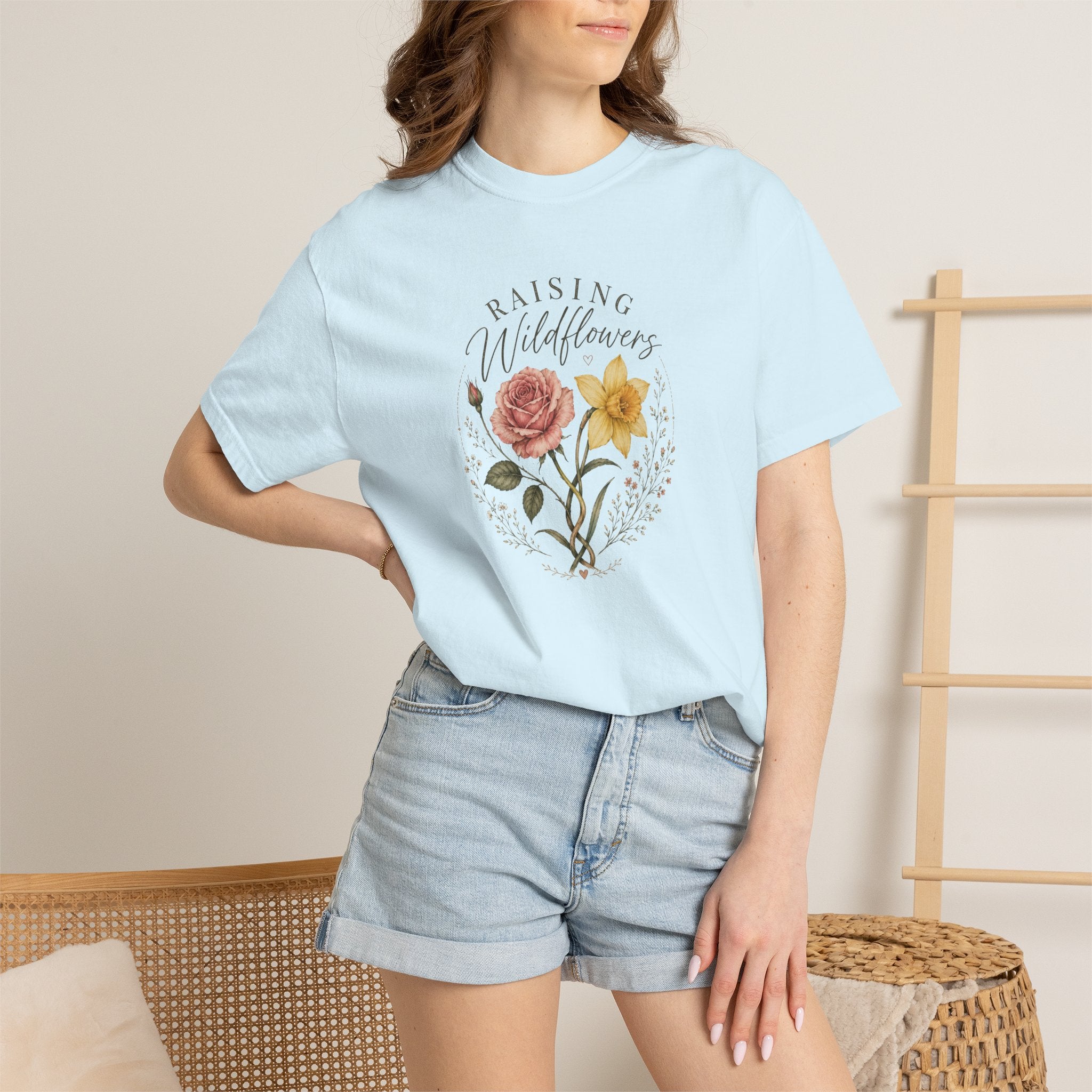 Raising Wildflowers Floral T-Shirt