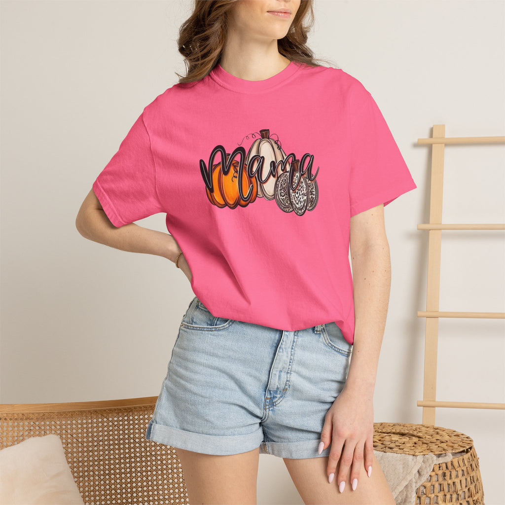 Mama Pumpkin Graphic T-Shirt — Fall Pumpkin Patch Tee