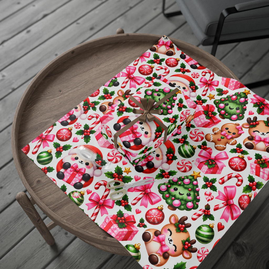 Christmas Squishies | Cute Kawaii Christmas Wrapping Paper
