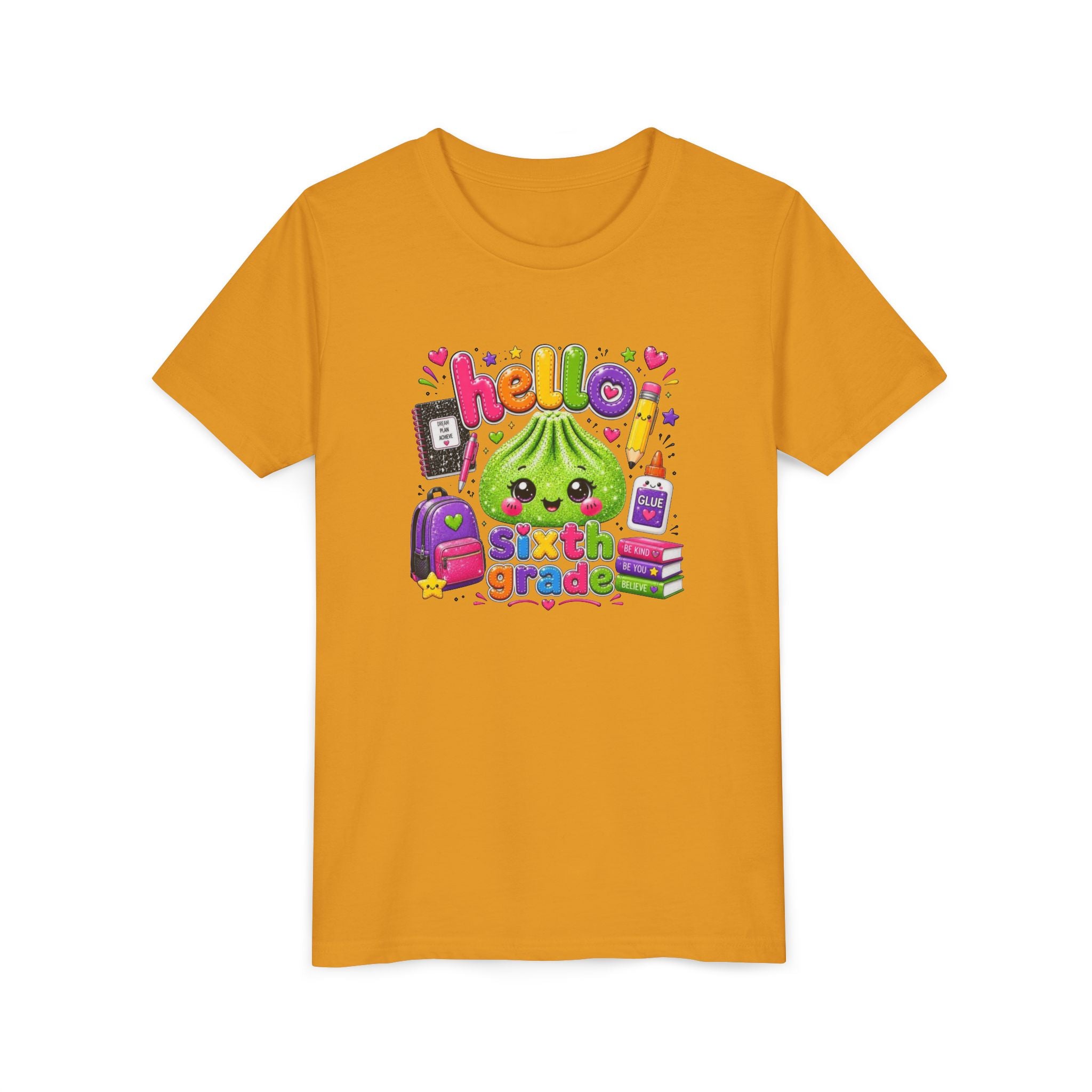 "Hello Sixth Grade" Youth Tee