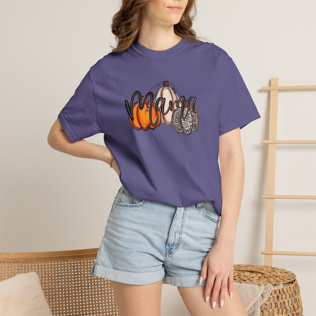 Mama Pumpkin Graphic T-Shirt — Fall Pumpkin Patch Tee