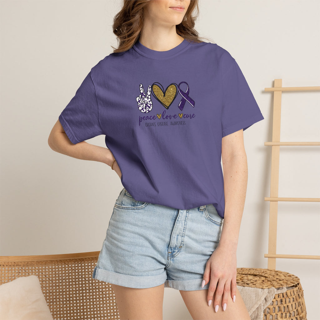 Peace Love Crohn's Awareness T-Shirt