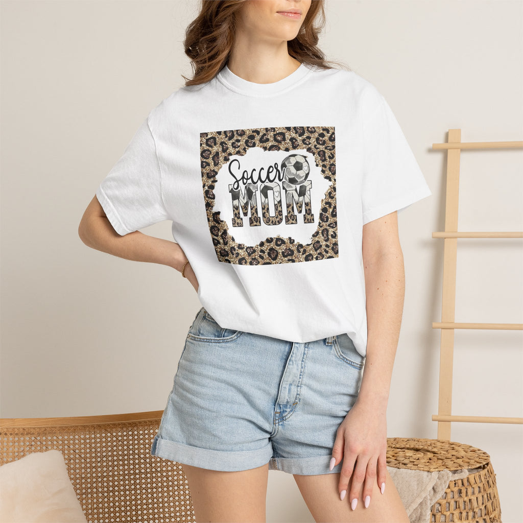 Soccer Mom Leopard Print T-Shirt