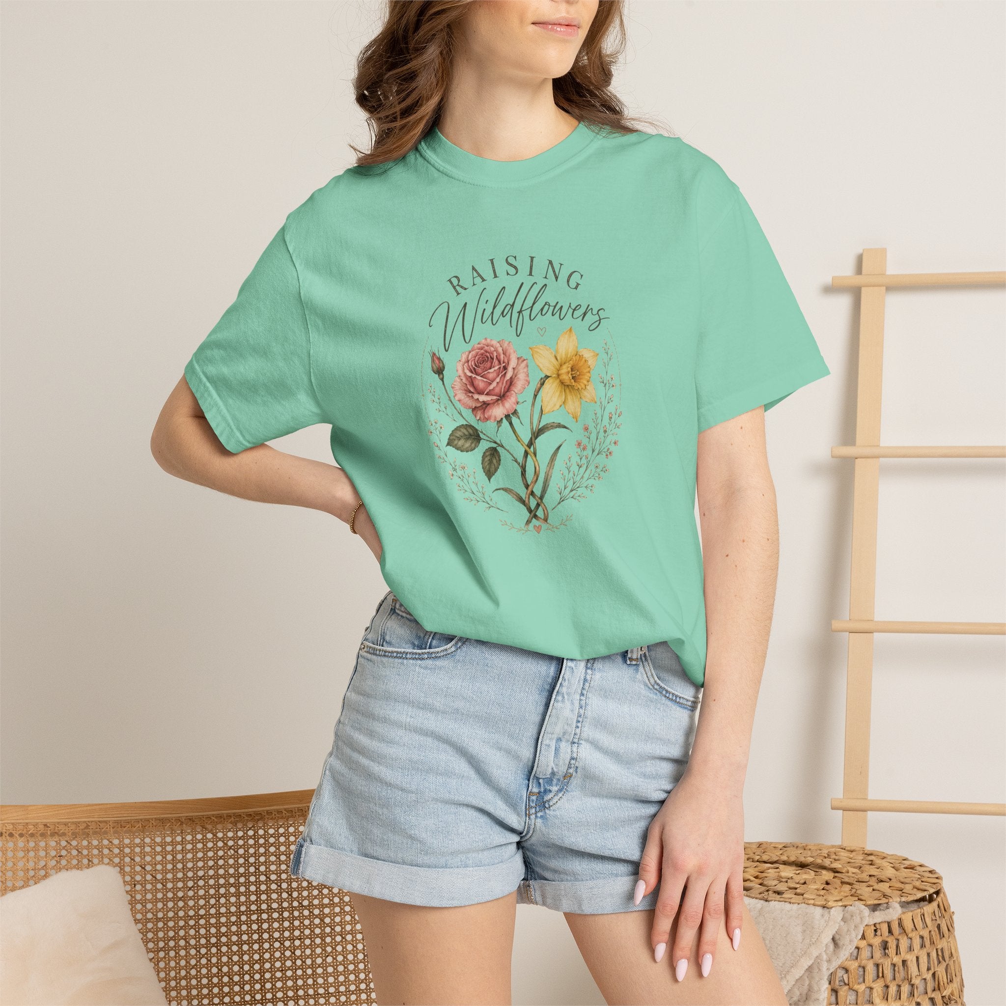 Raising Wildflowers Floral T-Shirt