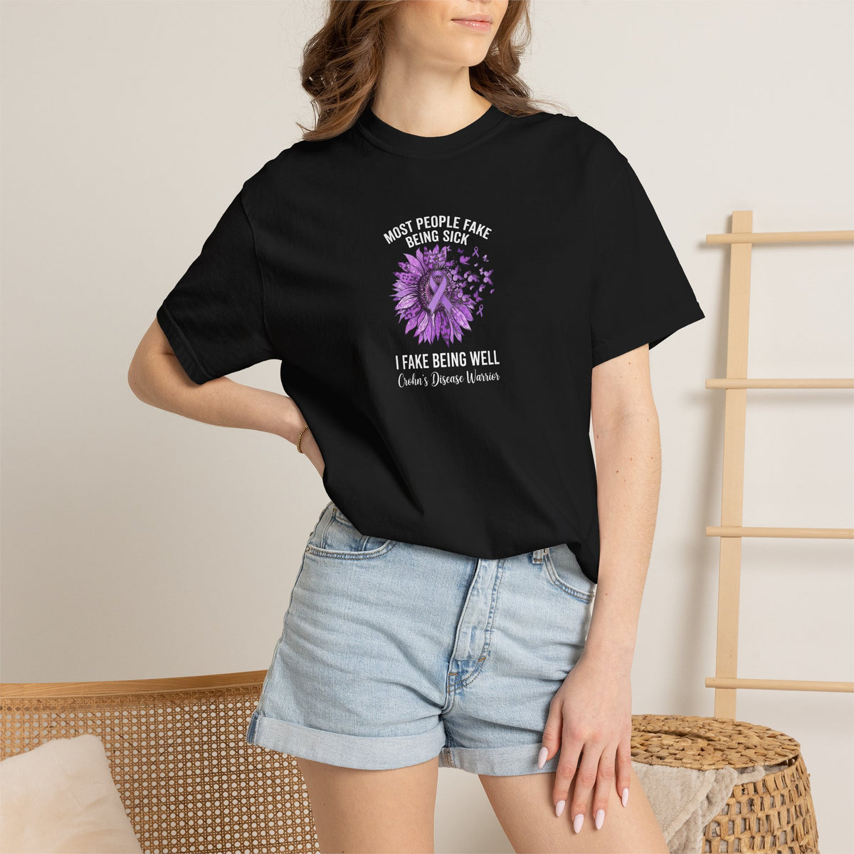 I Fake Being Well-Crohn's T-Shirt