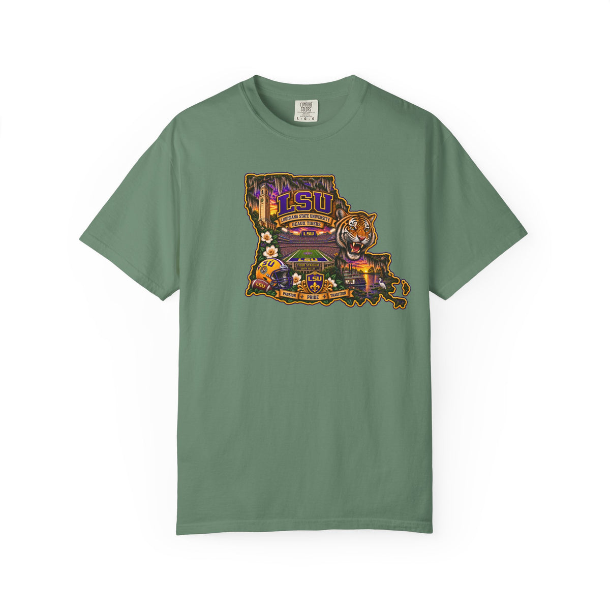 Retro Arcade Tee — Vintage Game Console Louisiana T-Shirt\