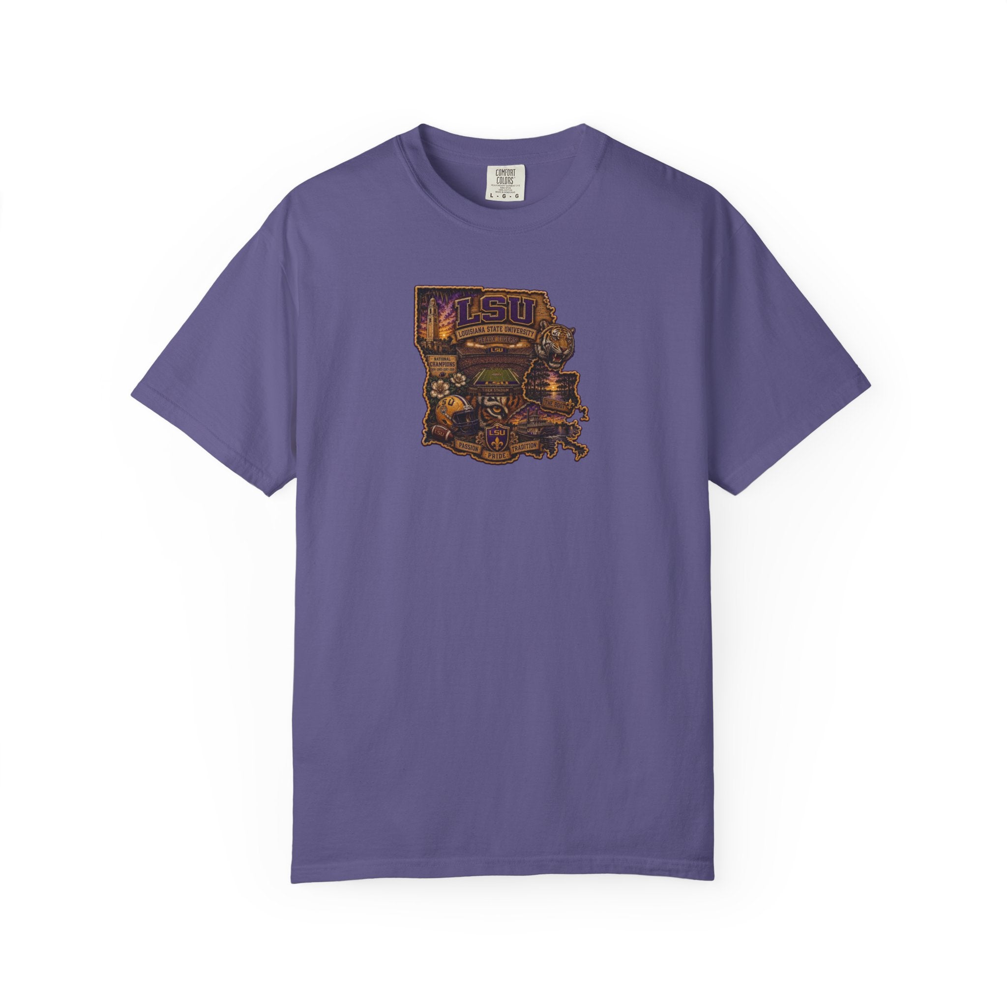Retro Arcade Tee — Vintage Game Console Louisiana T-Shirt\