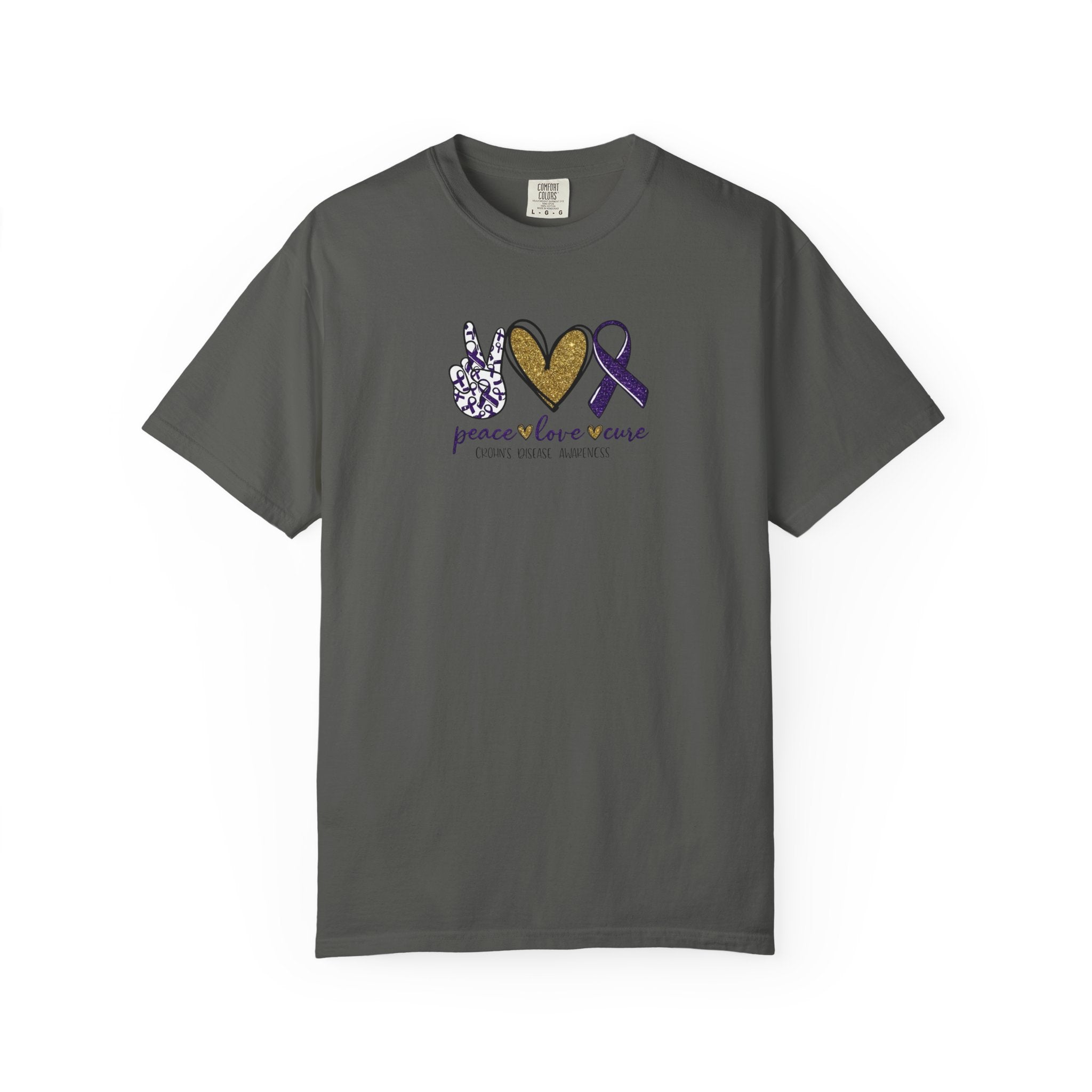 Peace Love Crohn's Awareness T-Shirt