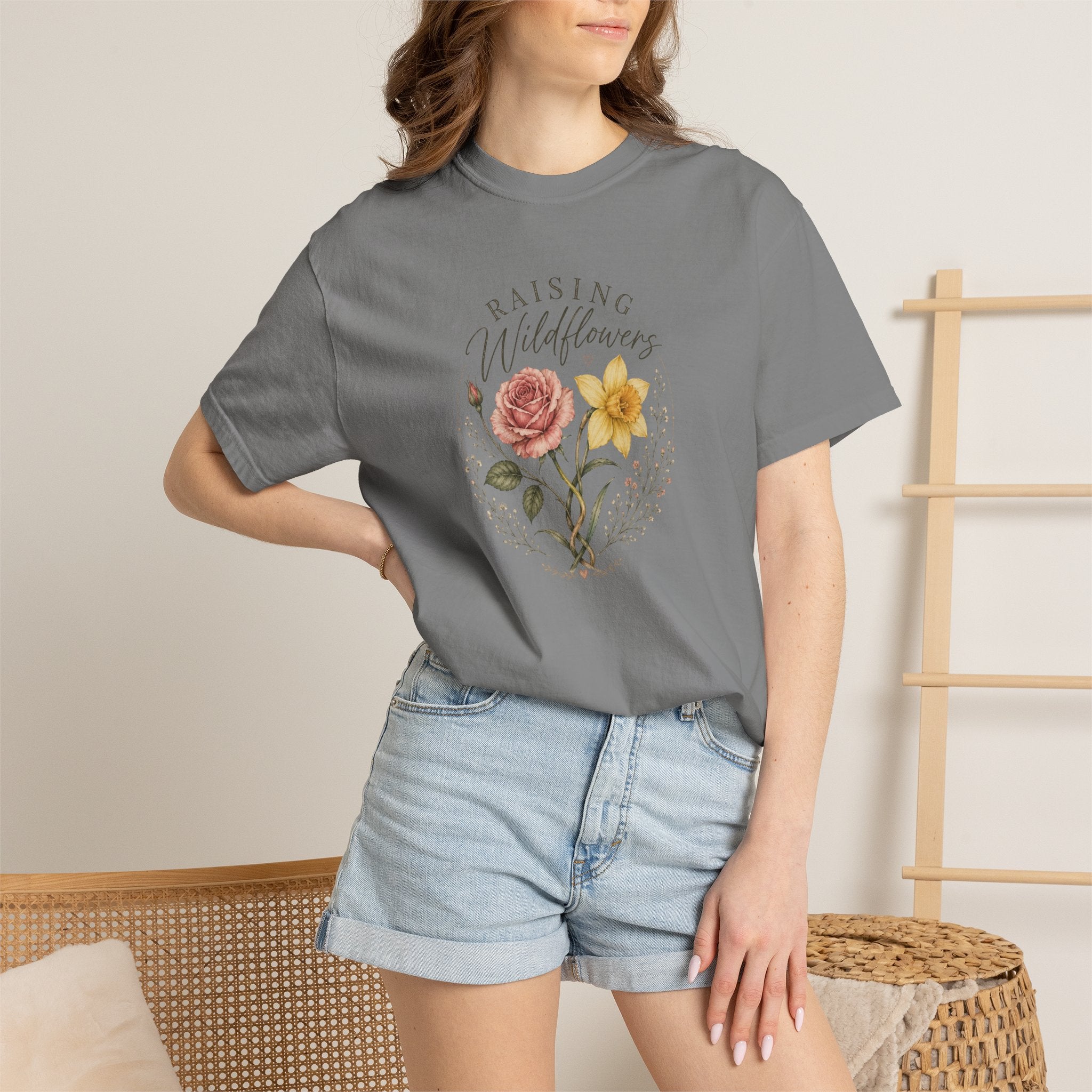Raising Wildflowers Floral T-Shirt