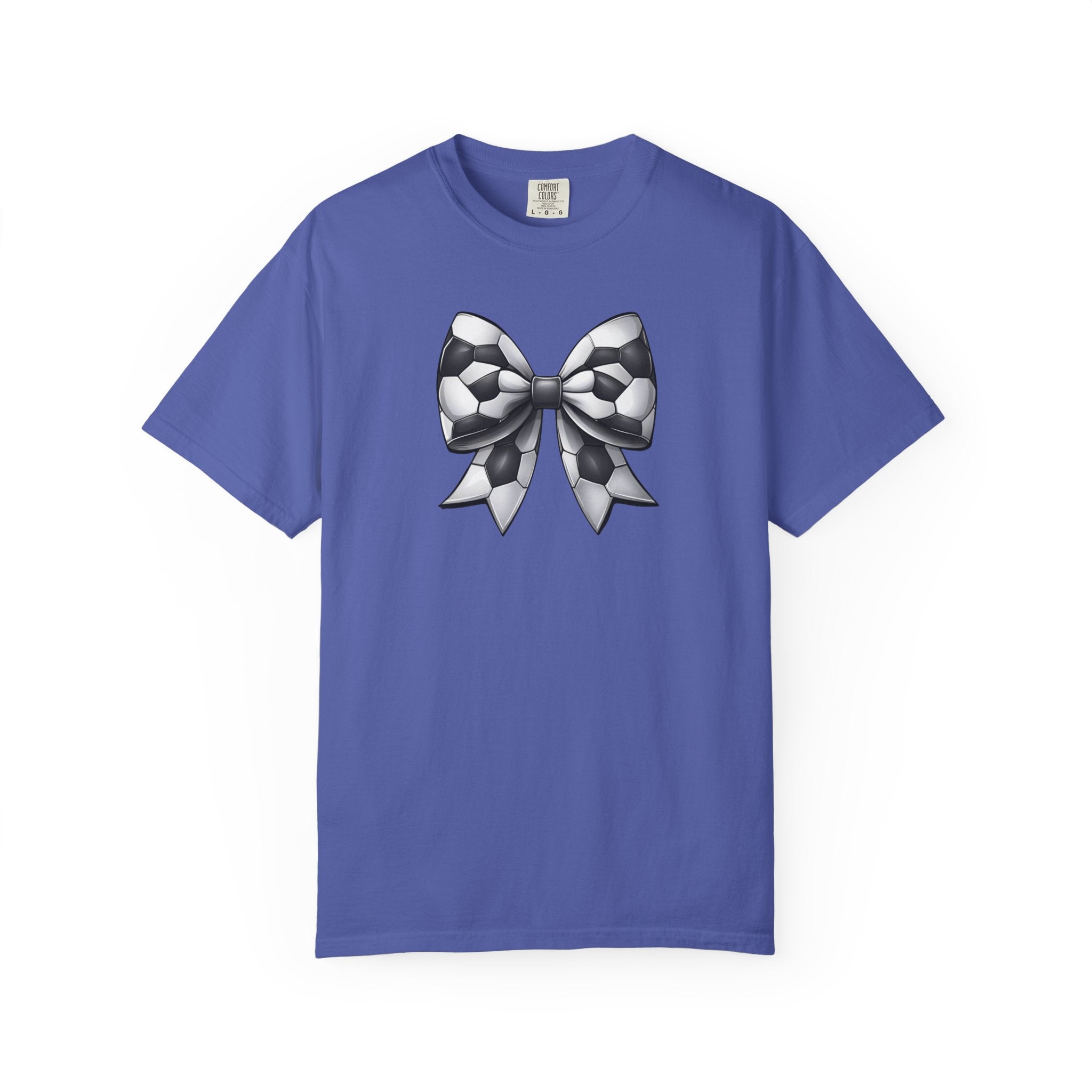 Checkerboard Bow T-Shirt — Monochrome Vintage Ribbon Graphic