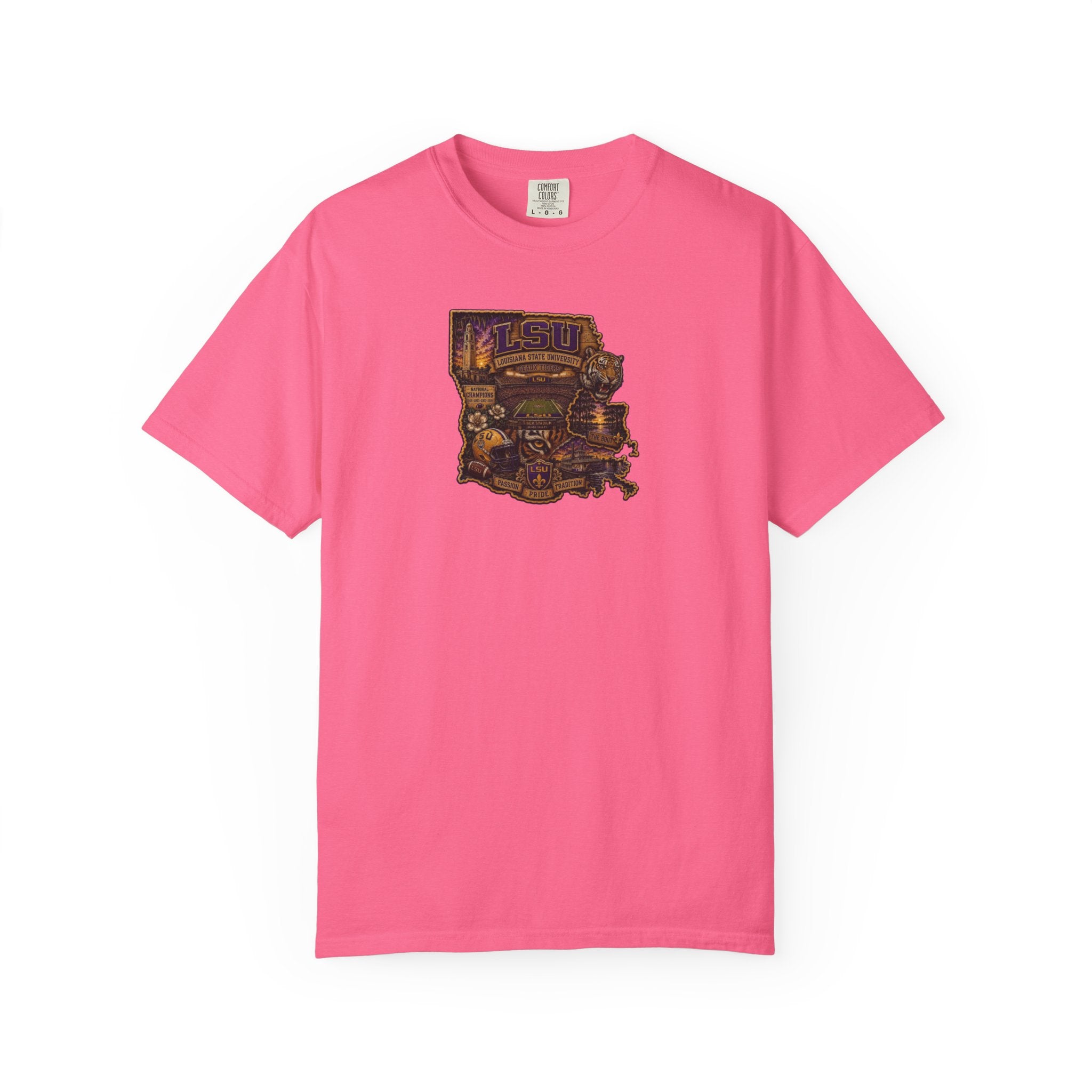 Retro Arcade Tee — Vintage Game Console Louisiana T-Shirt\