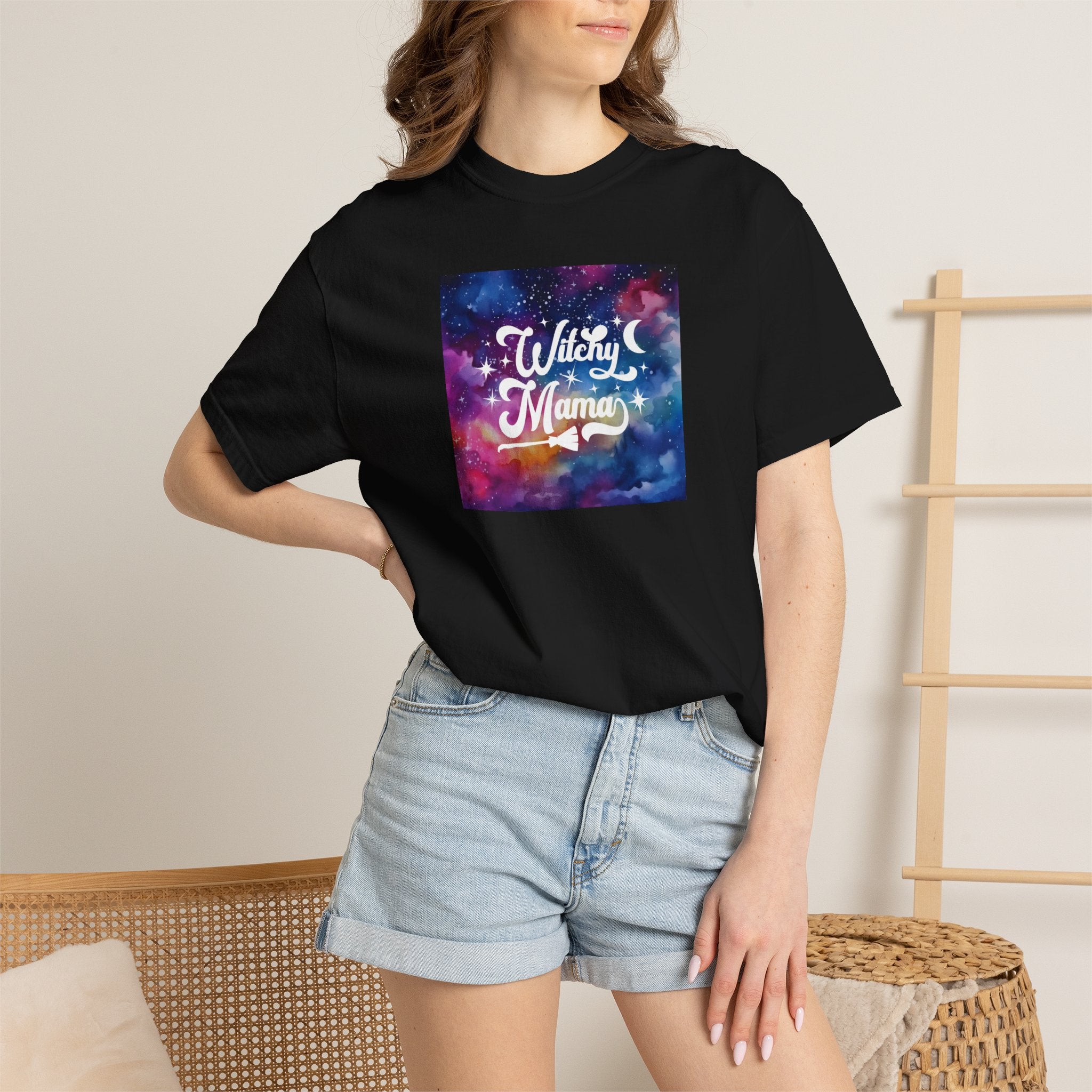 Witchy Mama Galaxy T-Shirt
