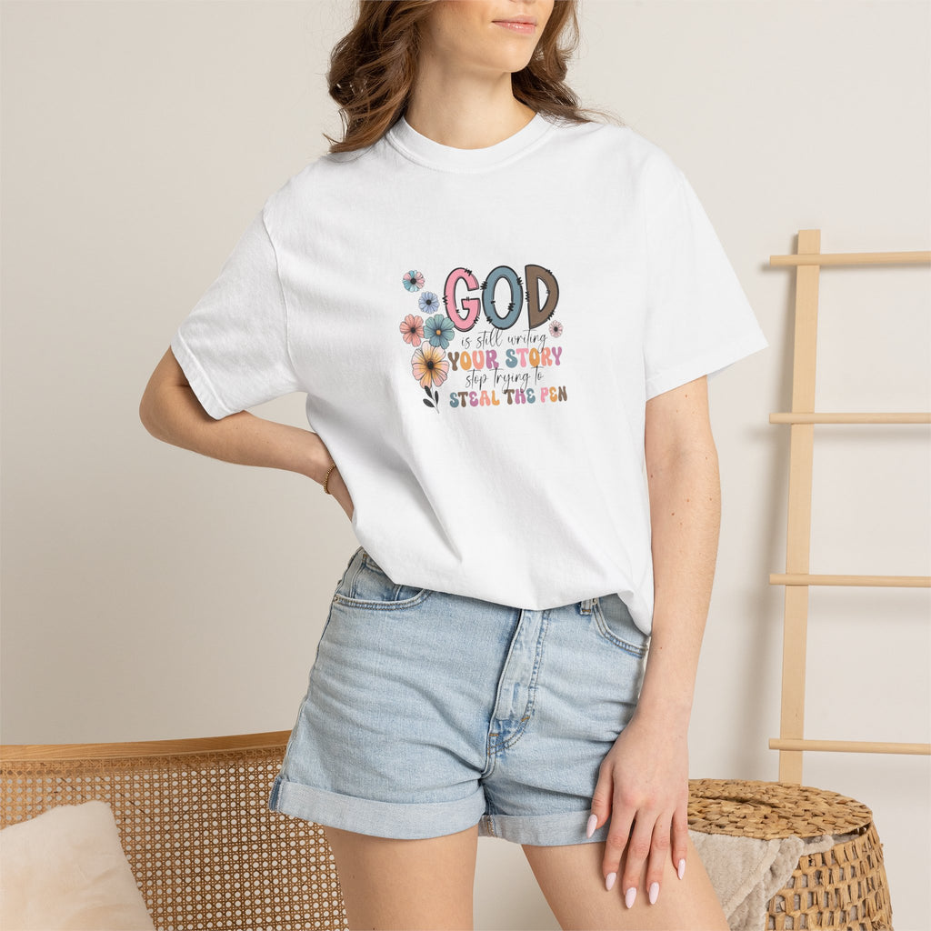 God Grew Your Story Floral T-Shirt