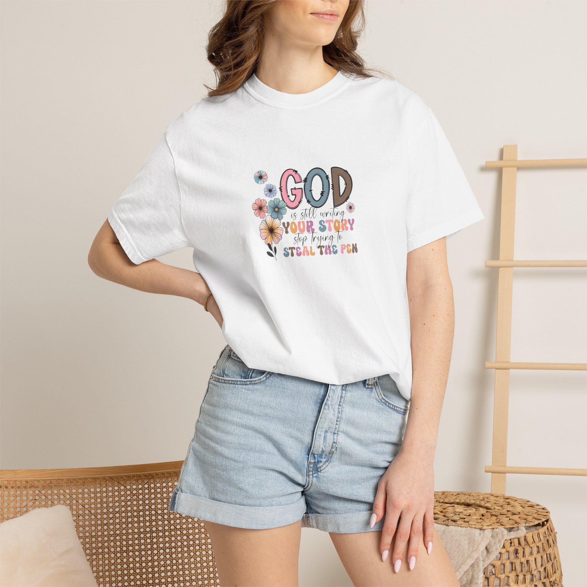 God Grew Your Story Floral T-Shirt