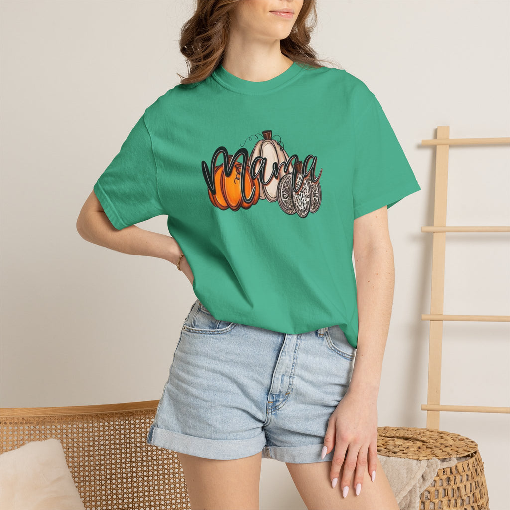Mama Pumpkin Graphic T-Shirt — Fall Pumpkin Patch Tee
