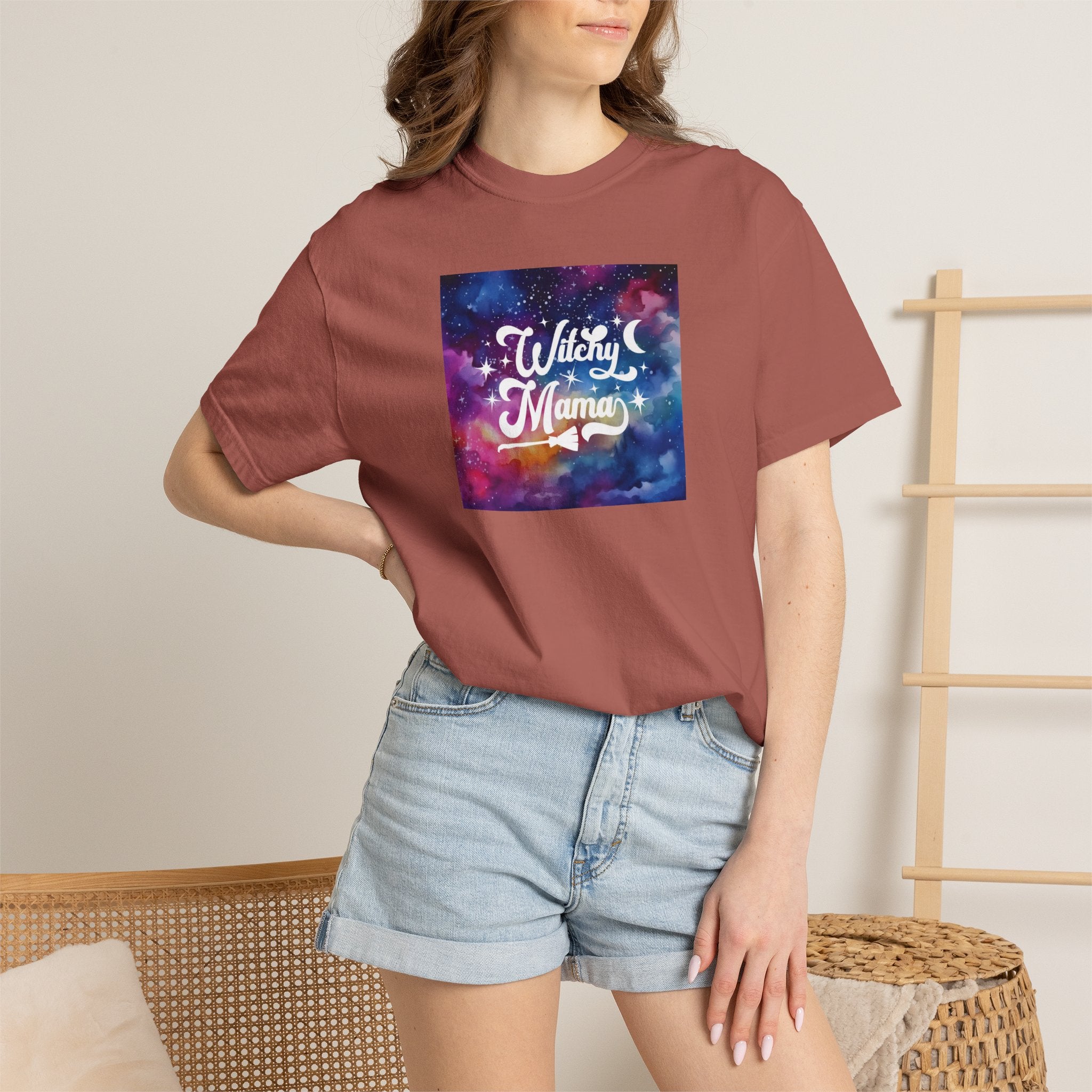 Witchy Mama Galaxy T-Shirt