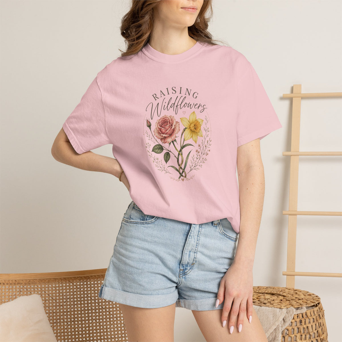Raising Wildflowers Floral T-Shirt
