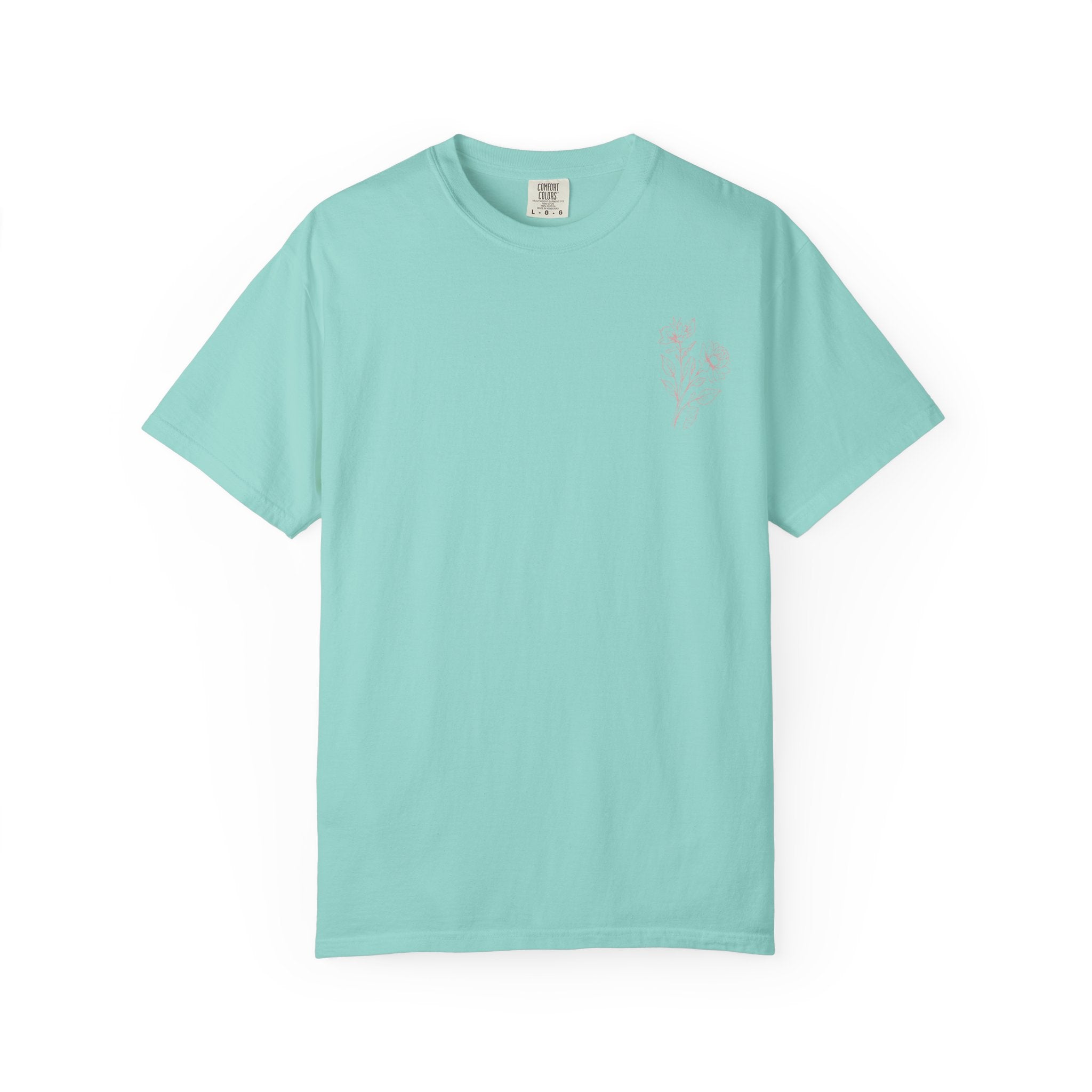 Unisex Garment-Dyed T-shirt ‘Double Bloom Collective’