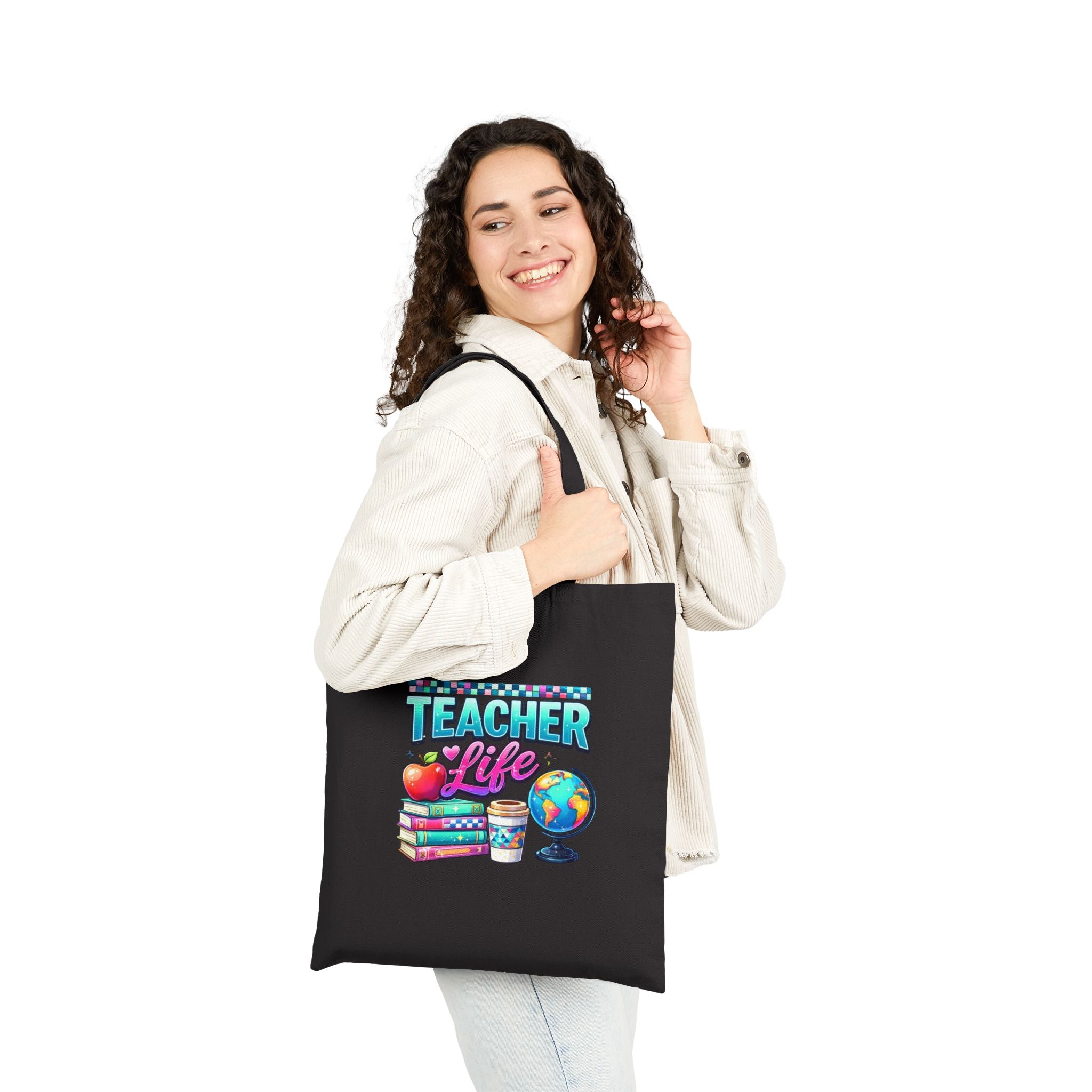 Teacher Life Cotton Tote Bag