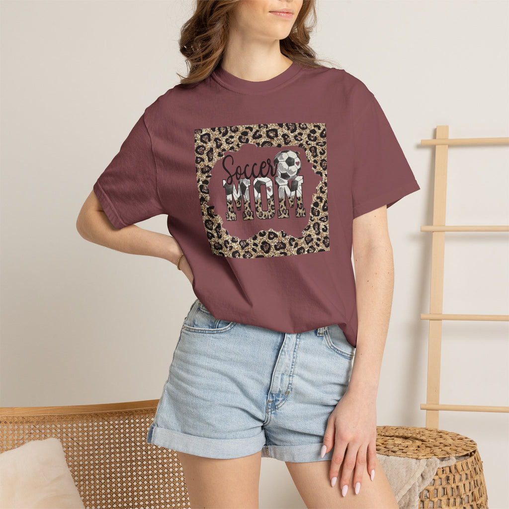 Soccer Mom Leopard Print T-Shirt