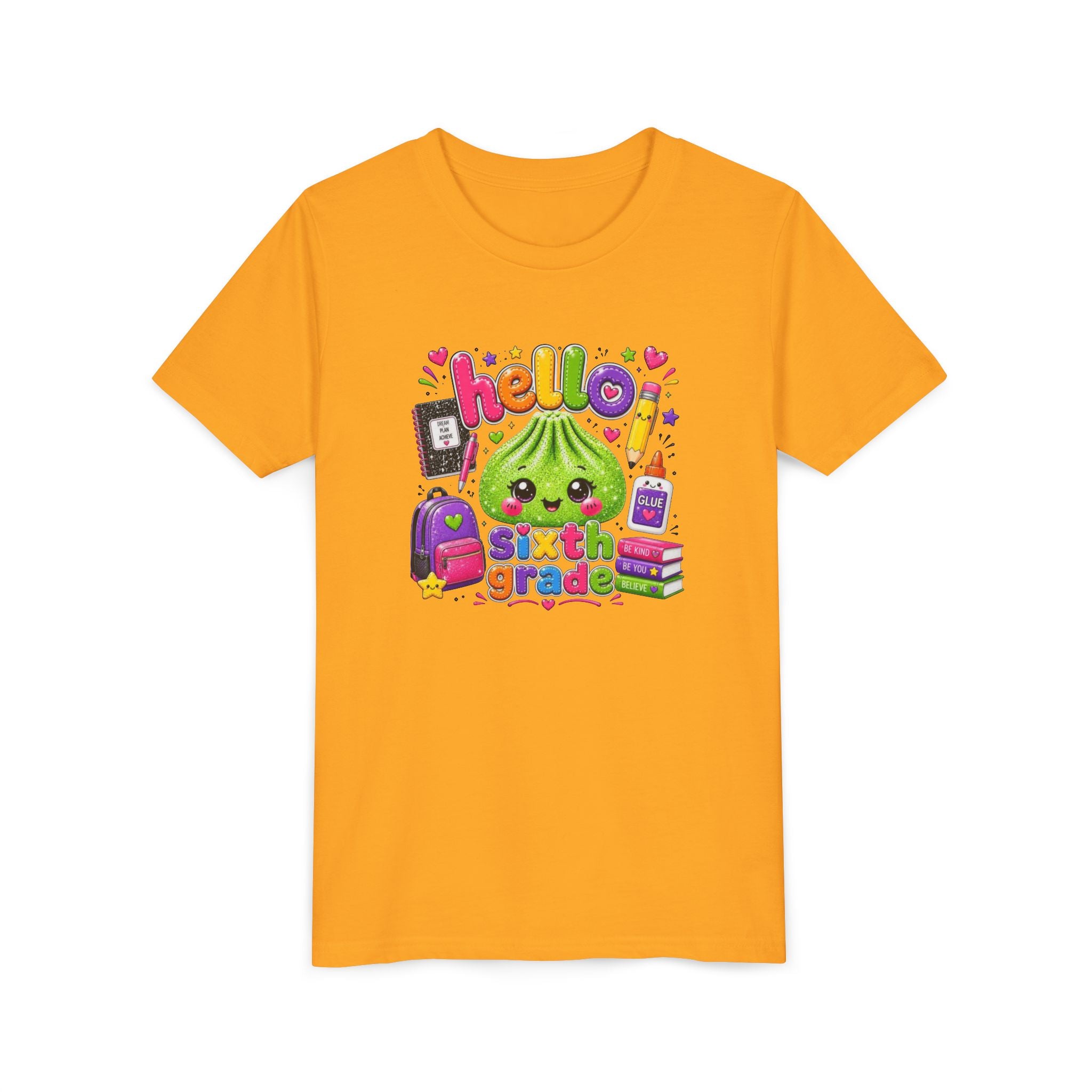 "Hello Sixth Grade" Youth Tee