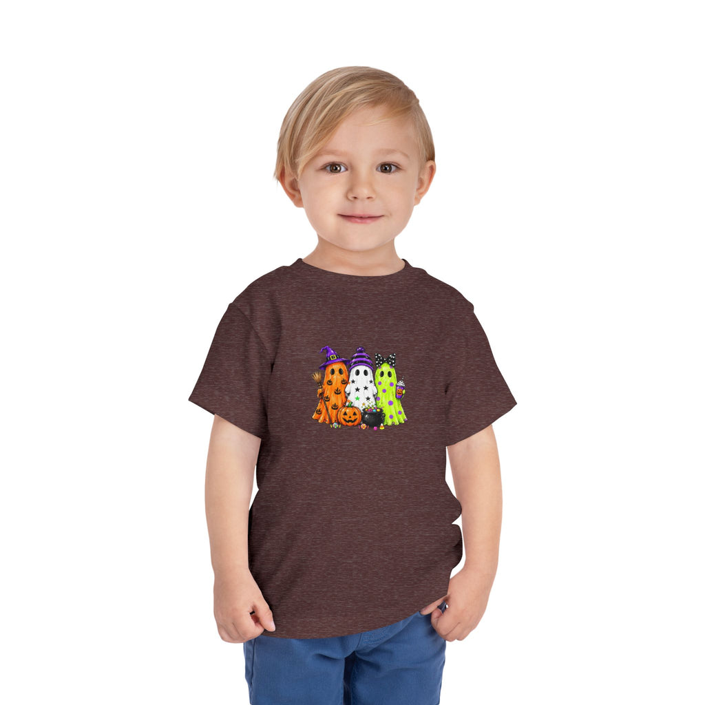 Toddler Halloween Ghosts Short Sleeve Tee