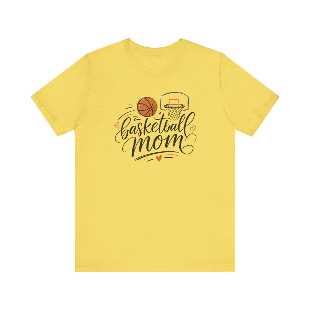 Cute Script Basketball Hoop Design