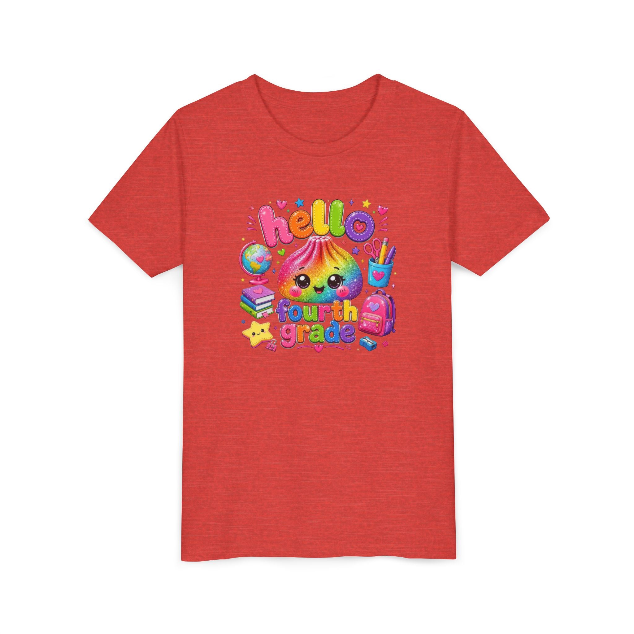 "Hello Fourth Grade" Kids T-Shirt