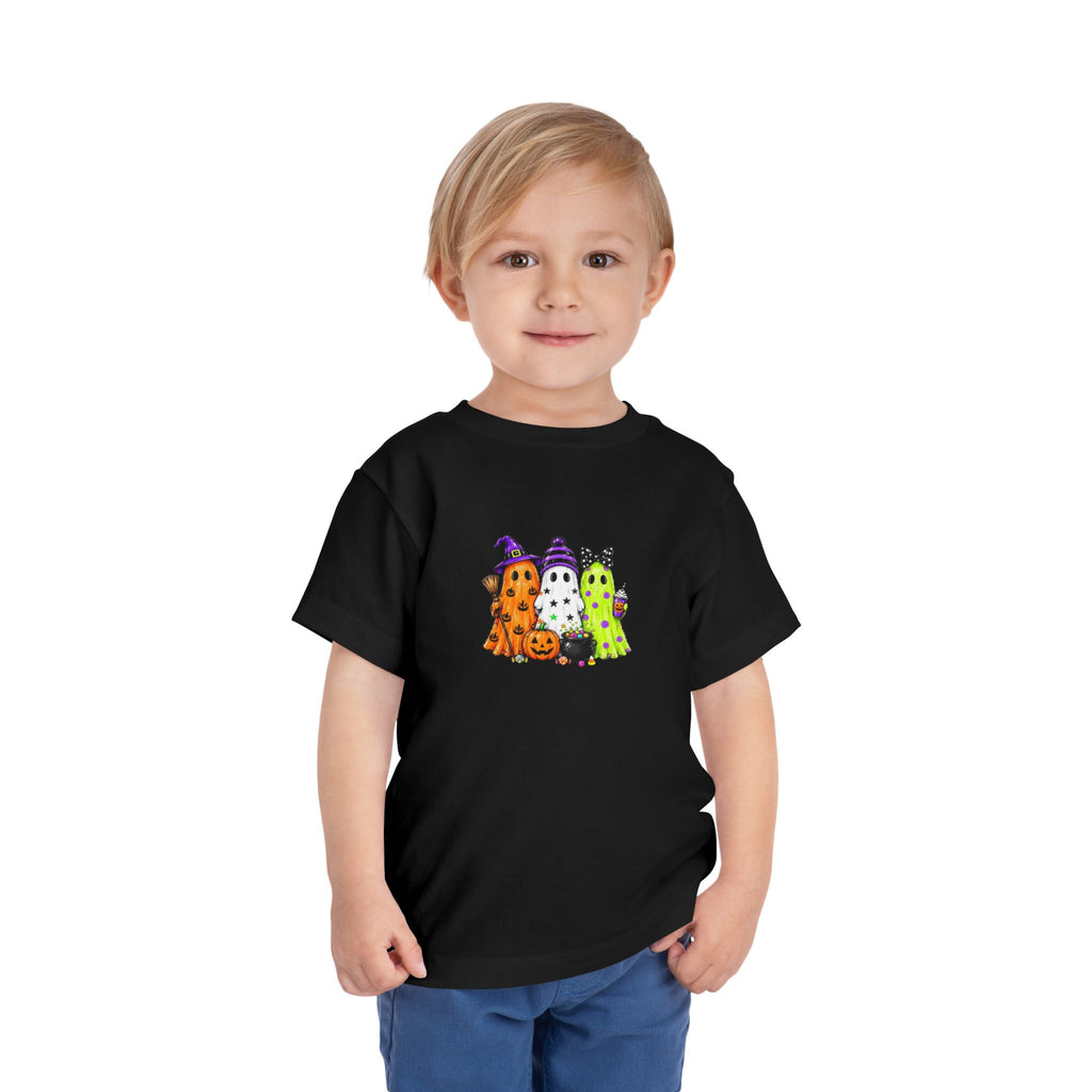 Toddler Halloween Ghosts Short Sleeve Tee