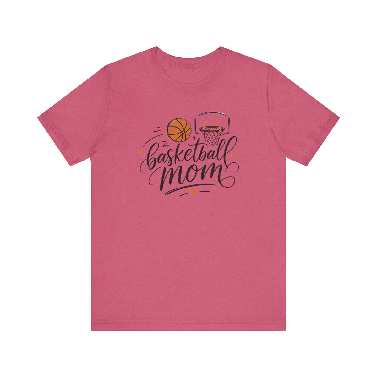 Cute Script Basketball Hoop Design