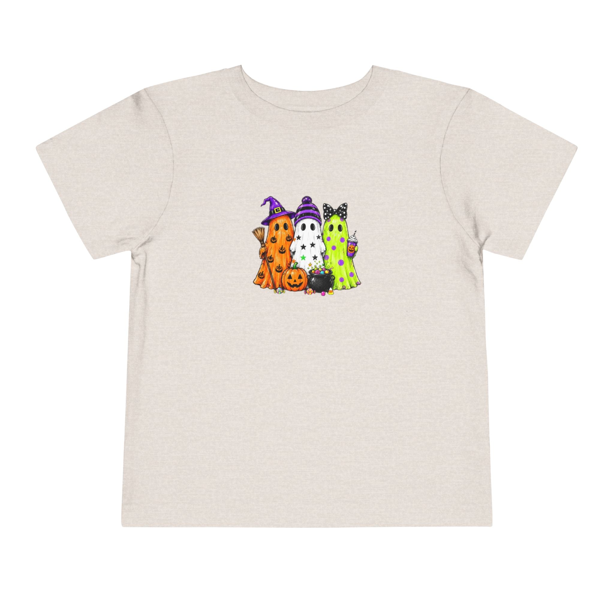 Toddler Halloween Ghosts Short Sleeve Tee