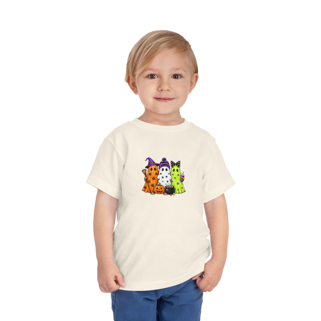 Toddler Halloween Ghosts Short Sleeve Tee
