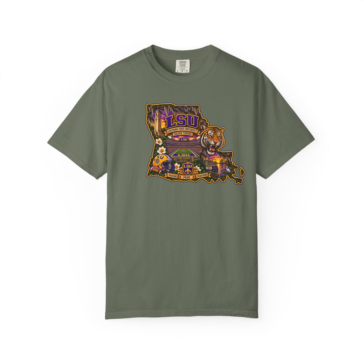 Retro Arcade Tee — Vintage Game Console Louisiana T-Shirt\