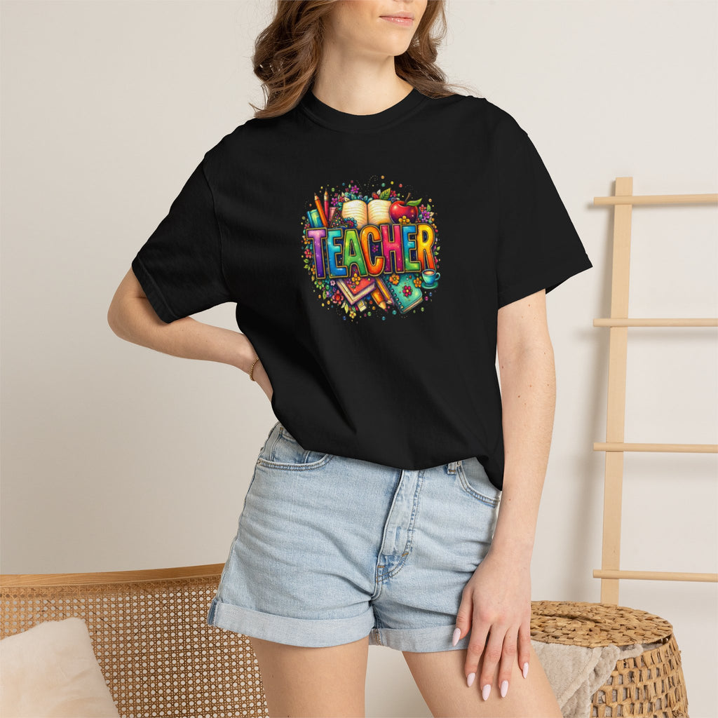 Teacher Colorful Classroom Graphic T-Shirt