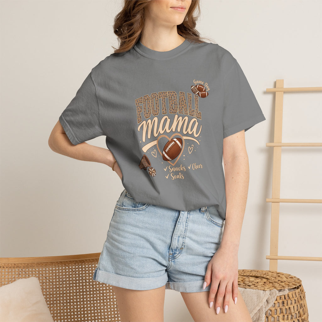 Football Mama T-Shirt — Cute Vintage Football Mom Tee