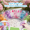 Glitter Axolotl Squishy Fidget Toy