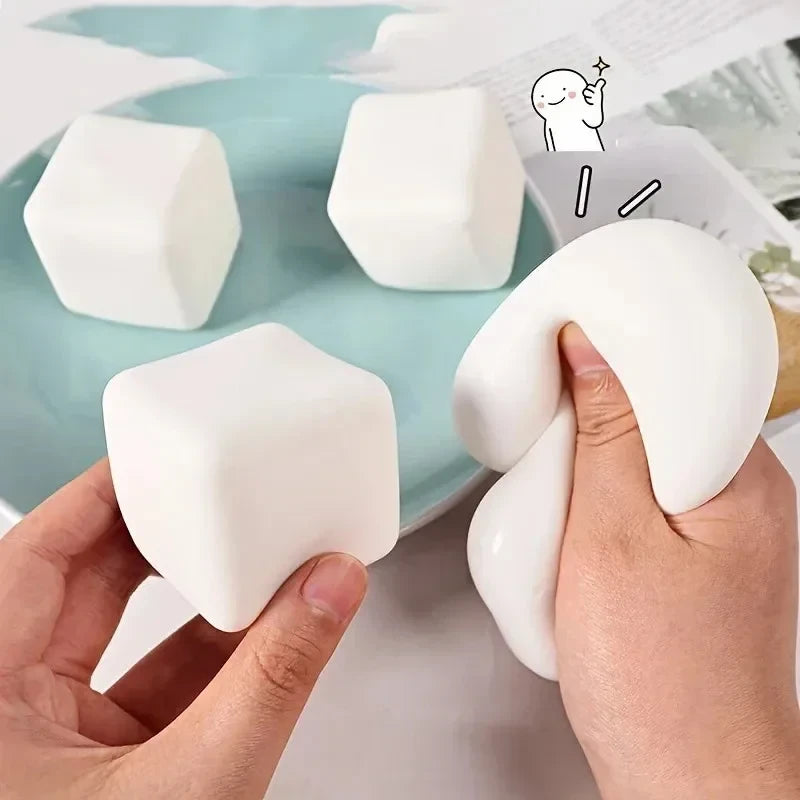Cute Tofu Stress Ball