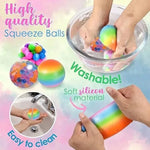 Rainbow Squeeze Ball Set
