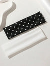 5 Piece Women’s Headband Set, Casual Hair Bands, Solid Striped Polka Dot Headbands, Sweat Absorbing Everyday Hair Accessories