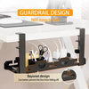 Telescopic Under-Desk Cable Management Rack – Adjustable Metal Wire Organizer