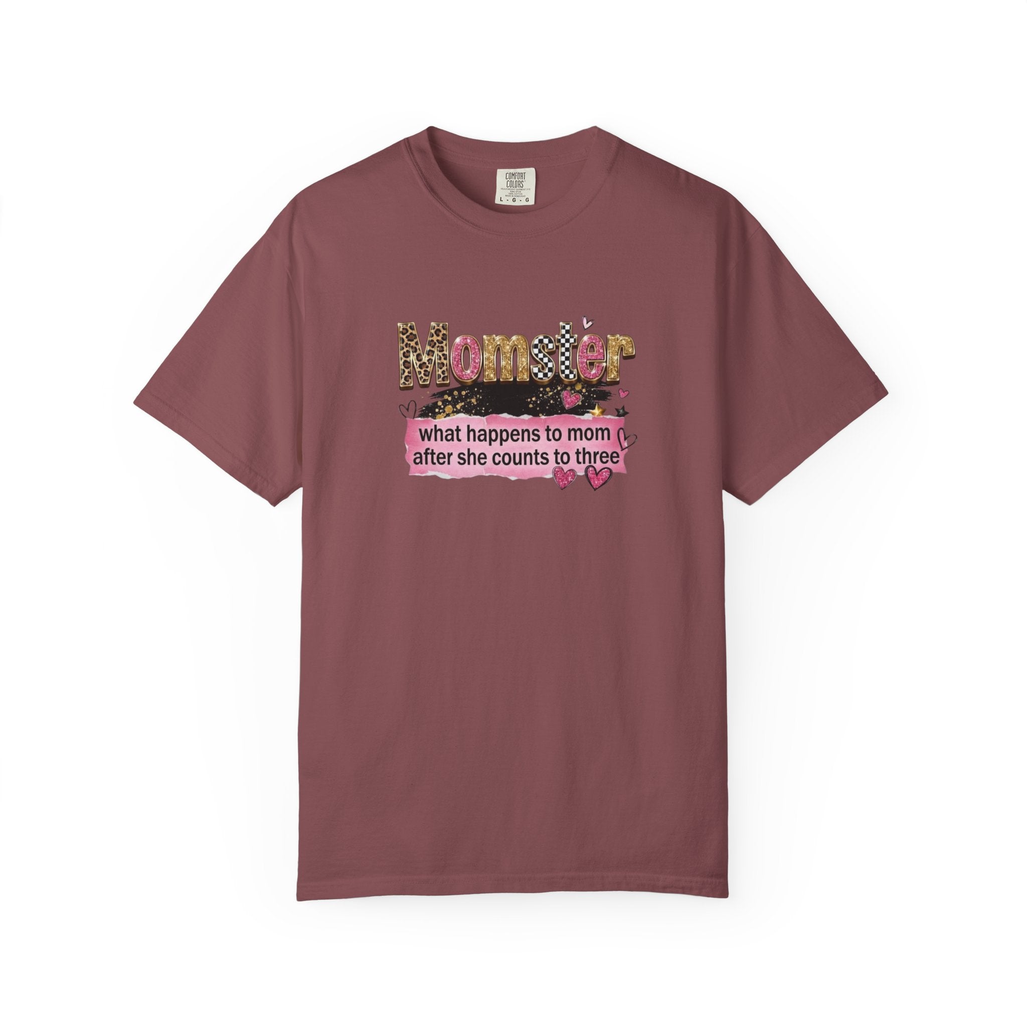 Momster T-Shirt – "What Happens to Mom After She Counts to Three" Funny Mom Shirt