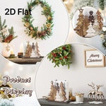 Rustic Wooden Christmas Tree Napkin Holder