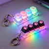 LED Keyboard Fidget Keychain
