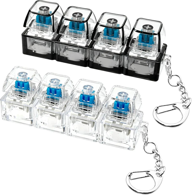 LED Keyboard Fidget Keychain