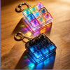 LED Keyboard Fidget Keychain