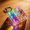 LED Keyboard Fidget Keychain