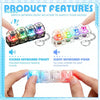 LED Keyboard Fidget Keychain