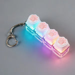 LED Keyboard Fidget Keychain