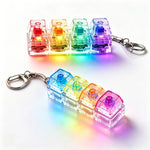 LED Keyboard Fidget Keychain
